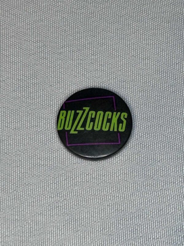 Vintage Genuine Buzzcocks Badge 2.5cm