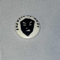 Theatre Of Hate 2.5cm Badge Genuine Kirk Brandon Vintage - Image 2