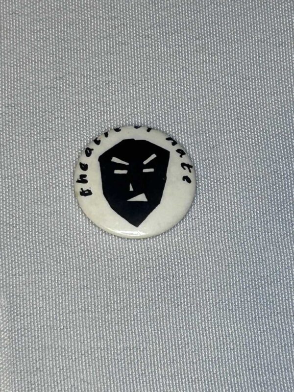 Theatre Of Hate 2.5cm Badge Genuine Kirk Brandon Vintage