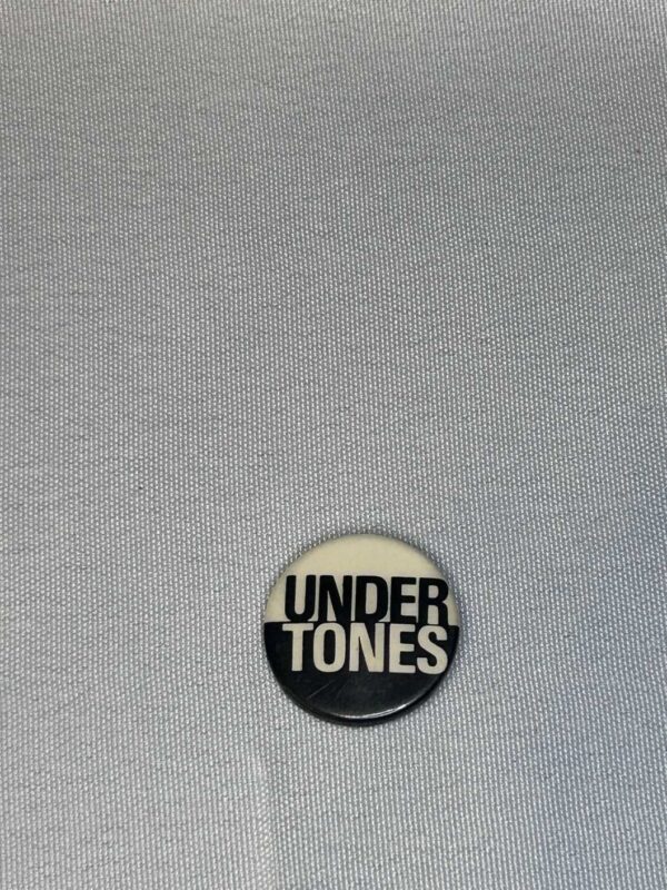 Undertones 2.5cm Badge Genuine Rare Vintage