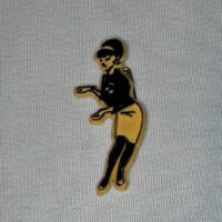 Go-Feet The Beat Badge Plastic Genuine and Rare - Image 2