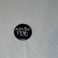 Vintage Alien Sex Fiend Badge 2.5cm Genuine Goth - Image 2