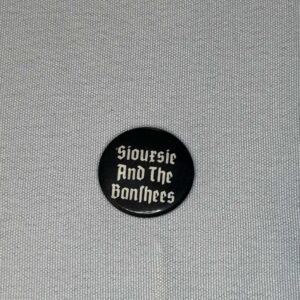 Vintage 70's Siouxsie And The Banshees 2.5cm Badge Genuine Rare Punk Goth