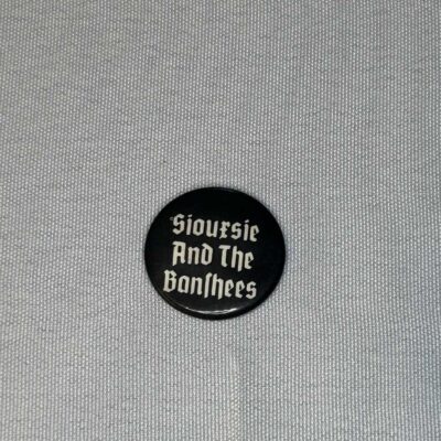 Vintage 70’s Siouxsie And The Banshees 2.5cm Badge Genuine Rare Punk Goth