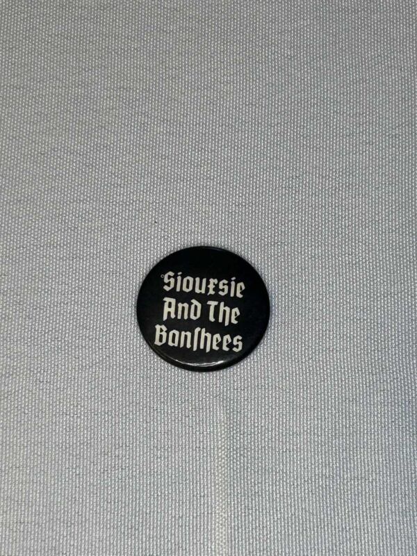 Vintage 70’s Siouxsie And The Banshees 2.5cm Badge Genuine Rare Punk Goth