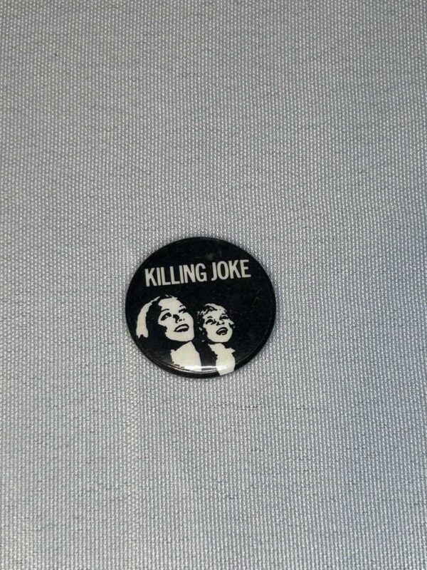 Vintage Original Killing Joke 2.5cm Badge Punk