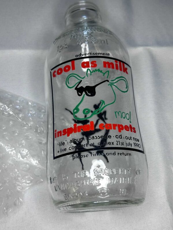 Inspiral Carpets Cool As Milk Bottle Promotional Item Genuine Rare