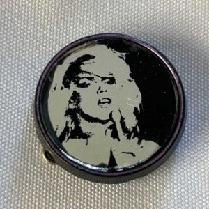 Debbie Harry Blondie Genuine 70's Mirror Badge 2.8cm