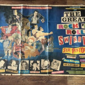The Great Rock 'N' Roll Swindle Film Punk Poster Original Genuine Sex Pistols Malcolm McLaren Julien Temple