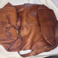 Sony Music Leather Gym Bag Tan - Image 2