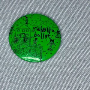 Rubella Ballet 2.5cm Badge Rare Genuine Rare Punk Goth