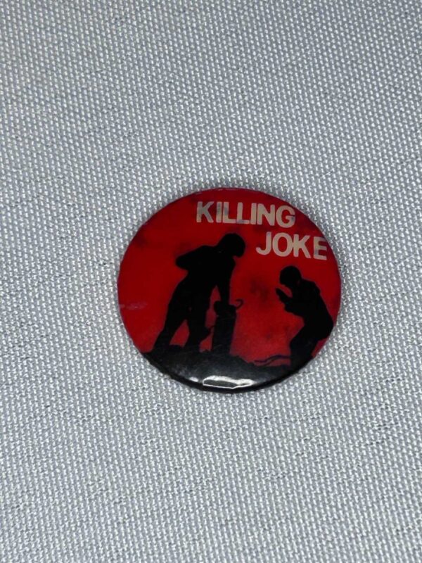 Killing Joke Original Rare Badge 2.5cm Punk Vintage
