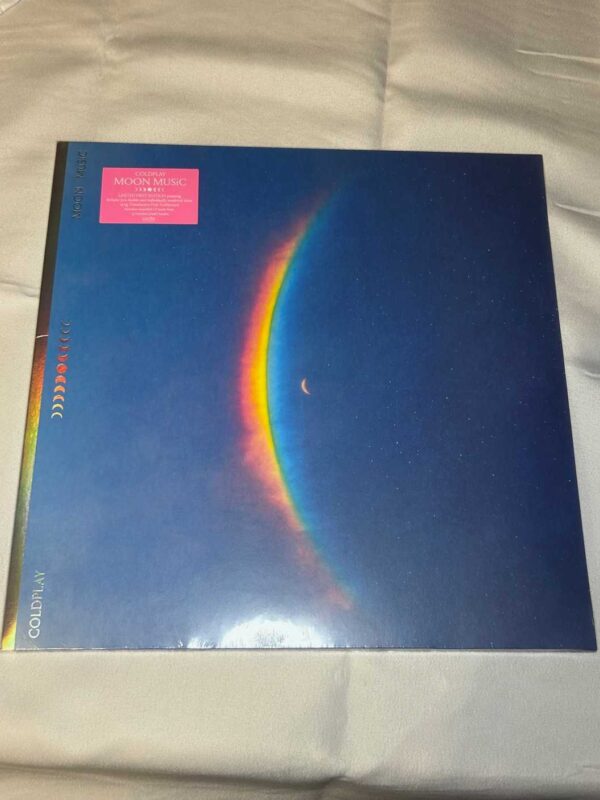 Coldplay Moon Music Limited First Edition Translucent Pink LP Vinyl