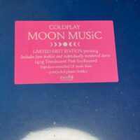 Coldplay Moon Music Limited First Edition Translucent Pink LP Vinyl - Image 5