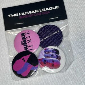The Human League Generations Tour 4 Badge Set 2.5cm