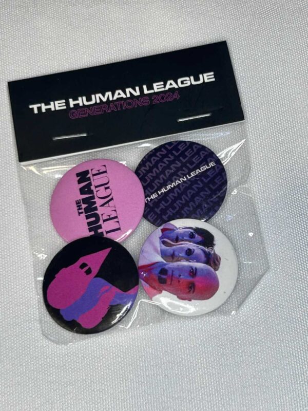 The Human League Generations Tour 4 Badge Set 2.5cm