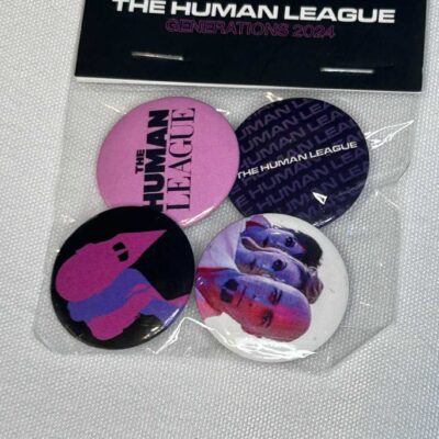 The Human League Generations Tour 4 Badge Set 2.5cm