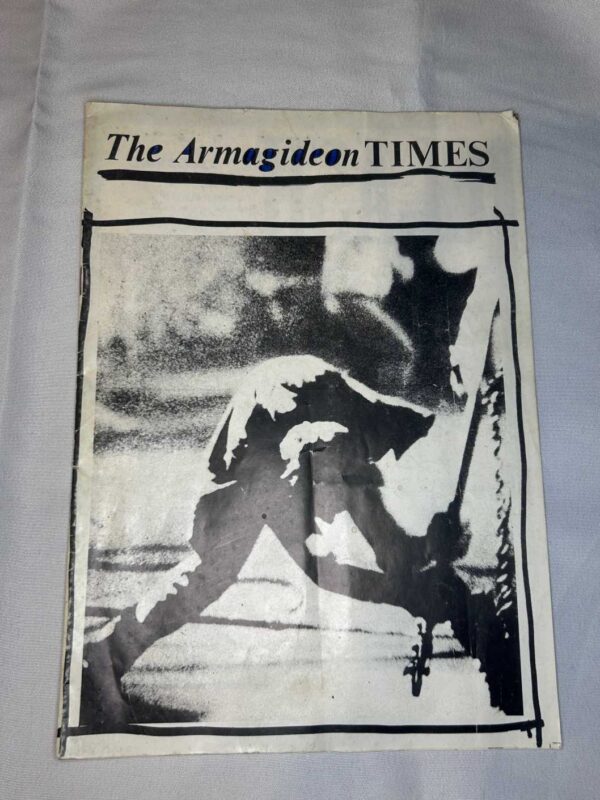 The Clash The Armagideon Times Rare Genuine Fanzine 1979