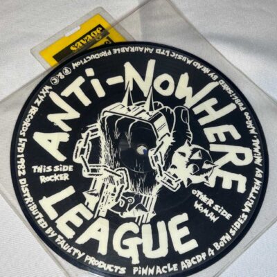 Anti-Nowhere League Picture Disc 7 Rocker with Tour Passes