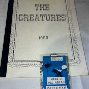 The Creatures Siouxsie Sioux Budgie Tour Itinerary Pass Fury Eyes Limited Box 7 inch Vinyl RARE
