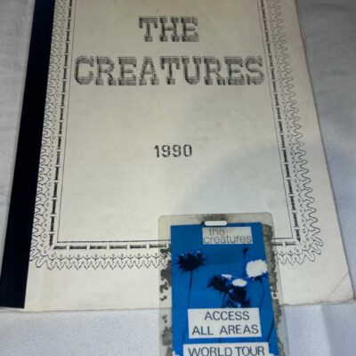 The Creatures Siouxsie Sioux Budgie Tour Itinerary Pass Fury Eyes Limited Box 7 inch Vinyl RARE