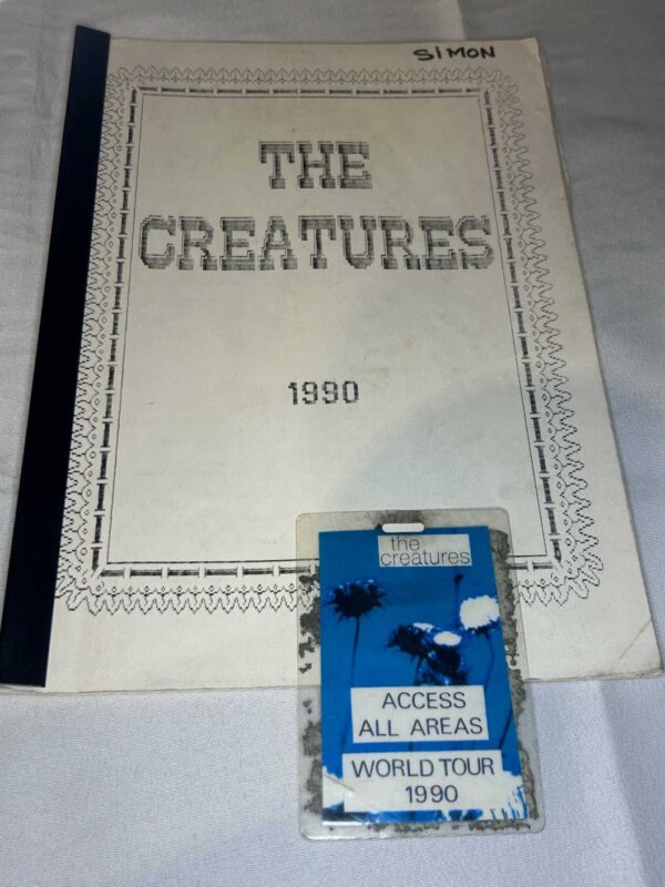 The Creatures Siouxsie Sioux Budgie Tour Itinerary Pass Fury Eyes Limited Box 7 inch Vinyl RARE