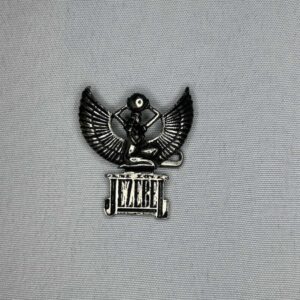 Gene Loves Jezebel Metal 3cm Pin Badge Goth Rock Original Rare