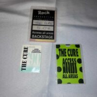 3 x The Cure Tour Passes 1990 Music Memorabilia. Rare. Genuine. - Image 2
