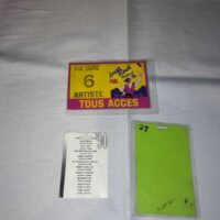 3 x The Cure Tour Passes 1990 Music Memorabilia. Rare. Genuine. - Image 3