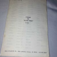 Alterered Images Tour Itinerary 1983. Rare. Genuine. Clare Grogan - Image 2