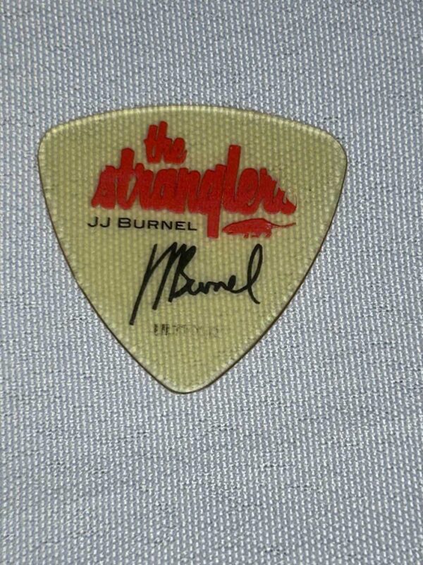 JJ Burnel Plectrum Rare Genuine The Stranglers