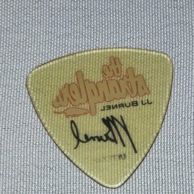 JJ Burnel Plectrum Rare Genuine The Stranglers
