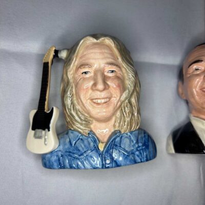 Status Quo Royal Doulton Limited Edition Mugs Rick Parfitt Francis Rossi Rare