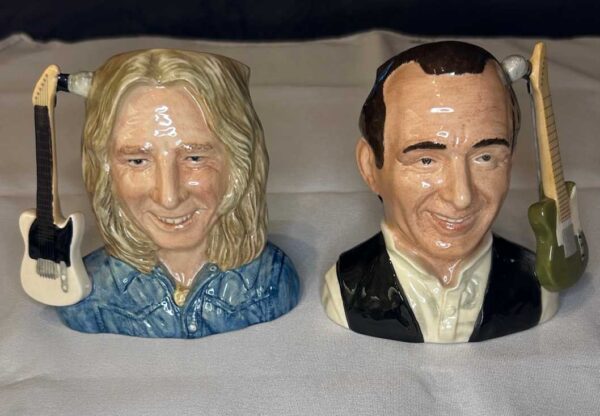Status Quo Royal Doulton Limited Edition Mugs Rick Parfitt Francis Rossi Rare