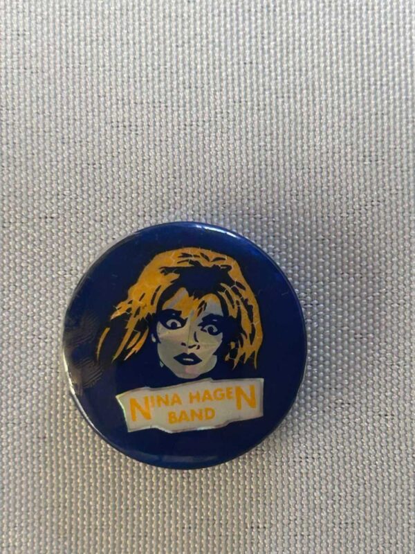 Nina Hagen Band 2.5cm Badge Original Godmother of German Punk