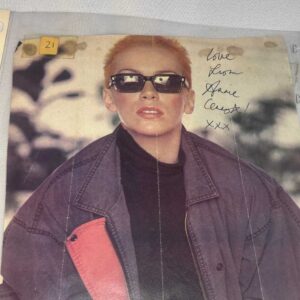 Annie Lennox Signed Autographed Magazine Page Genuine Eurythmics