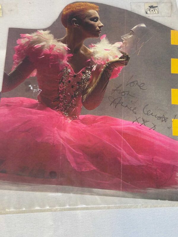 Annie Lennox Eurythmics signed magazine page autographed genuine.