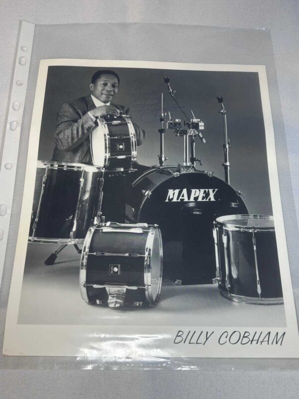 Billy Cobham Signed Photo Jazz Drummer Autograph
