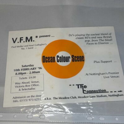 Ocean Colour Scene Ticket Stub