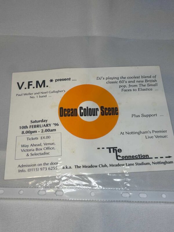 Ocean Colour Scene Ticket Stub