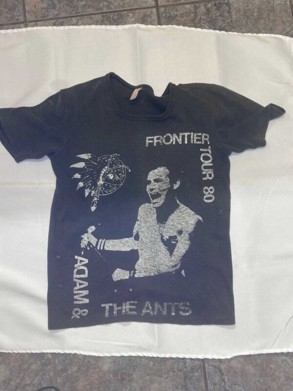 Adam And The Ants Kings Of The Wild Frontier Original Tour T- Shirt Small