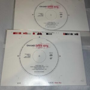 Enigma CD Artwork Proof Carly's Song Genuine Virgin Records