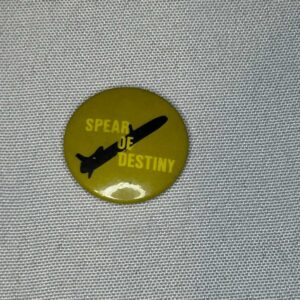 Spear Of Destiny 2.5cm Badge. Original. Genuine. Kirk Brandon. Theatre of Hate
