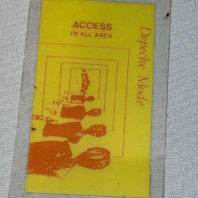 Depeche Mode AAA Tour Pass. Genuine. Rare