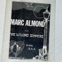 Marc Almond The Willing Sinners AAA Tour Pass Genuine Rare Soft Cell - Image 2