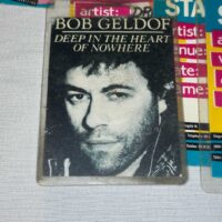 Bob Geldof Tour Passes Genuine Rare - Image 2