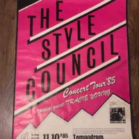 The Style Council Concert Poster German Genuine 1985 Tracie Young Vintage - Image 3
