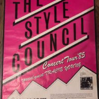 The Style Council Concert Poster German Genuine 1985 Tracie Young Vintage - Image 2