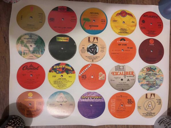 Label Poster Soul 50cm x 40cm Soul Funk Music