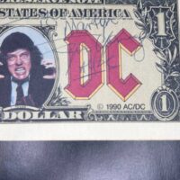 AC/DC Signed Dollar Angus Young Malcolm Young Rare Genuine Photo - Image 3